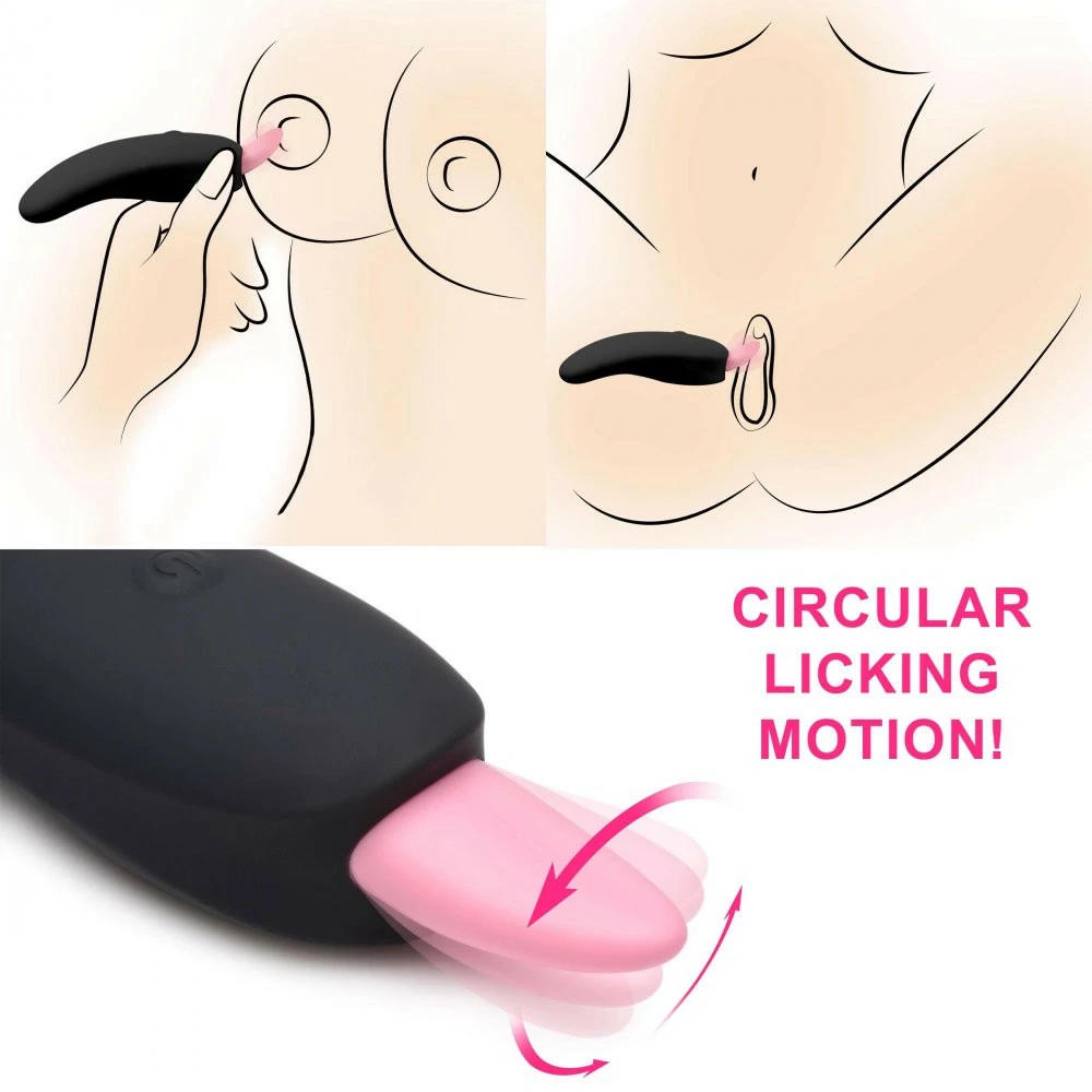 Rechargeable Vibrators Extreme Sex Toys, Bondage, & Fucking Machines | ExtremeRestraintsLuscious Licker 7X Silicone Licking Tongue - Image 5