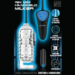 Male Masturbation Sleeves & Strokers Extreme Sex Toys, Bondage, & Fucking Machines | ExtremeRestraints19X Mini Handheld Milker