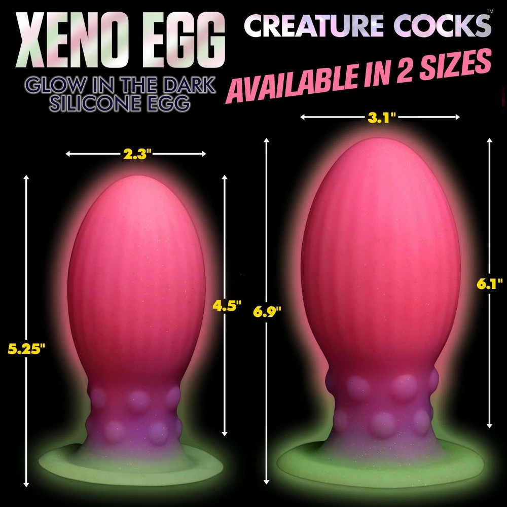 Creature Cocks Extreme Sex Toys, Bondage, & Fucking Machines | ExtremeRestraintsXeno Egg Glow In The Dark Silicone Egg - Image 4