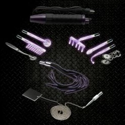 Zeus Electrosex Extreme Sex Toys, Bondage, & Fucking Machines | ExtremeRestraintsUltra Neo Violet Wand 10 Piece Set