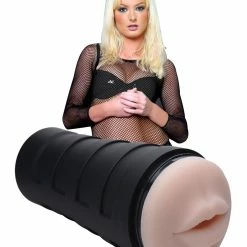Male Masturbation Sleeves & Strokers Extreme Sex Toys, Bondage, & Fucking Machines | ExtremeRestraintsDani Deluxe Mouth Stroker