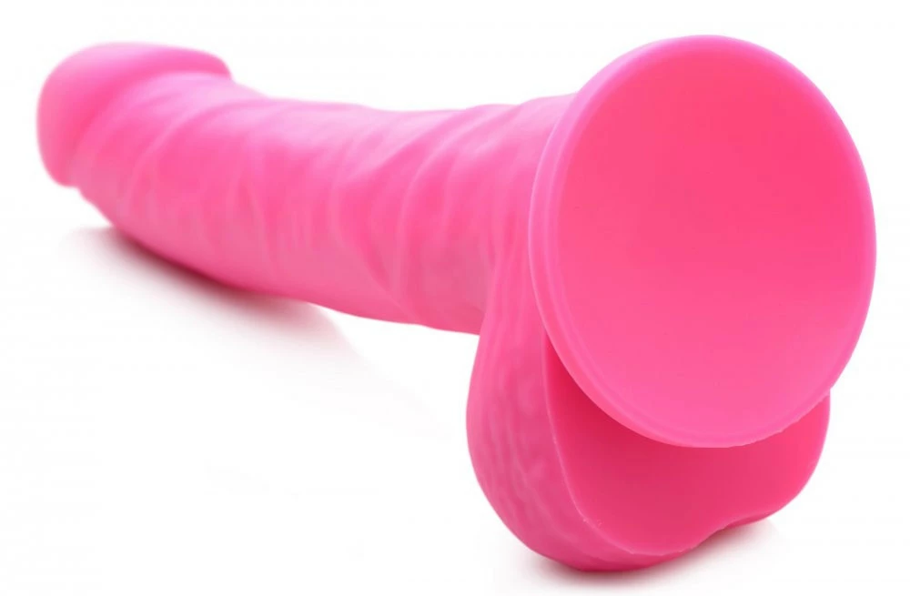 Curve Toys Extreme Sex Toys, Bondage, & Fucking Machines | ExtremeRestraints7 Inch Silicone Dildo With Balls - Image 4