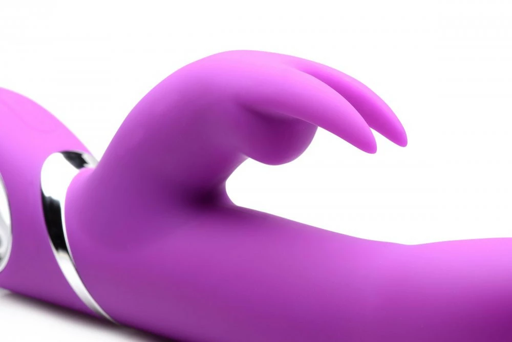 Rechargeable Vibrators Extreme Sex Toys, Bondage, & Fucking Machines | ExtremeRestraintsTwirly 66X Spinning Silicone Rabbit Vibrator - Image 6