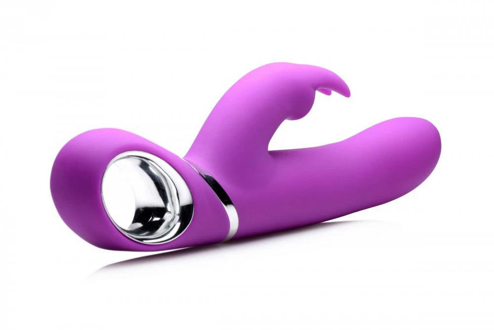 Rechargeable Vibrators Extreme Sex Toys, Bondage, & Fucking Machines | ExtremeRestraintsTwirly 66X Spinning Silicone Rabbit Vibrator - Image 4