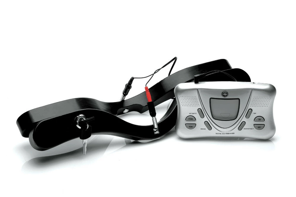 Ball Stretchers Extreme Sex Toys, Bondage, & Fucking Machines | ExtremeRestraintsIsabella Sinclaire E-Stim Locking Humbler - Image 6