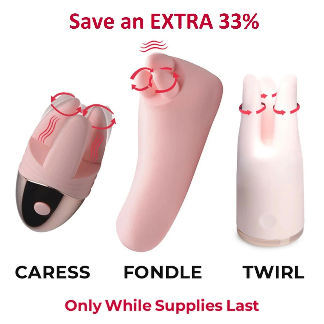 Rechargeable Vibrators Extreme Sex Toys, Bondage, & Fucking Machines | ExtremeRestraintsVibrassage Clit Stimulation 3pc Set
